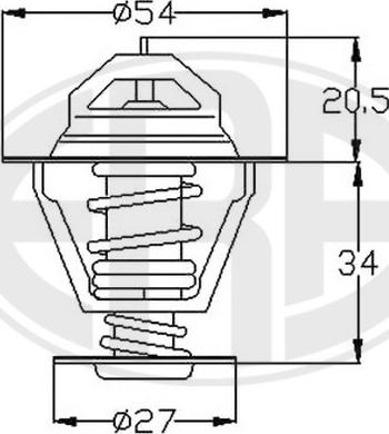 ERA 350241A - Термостат, охладителна течност vvparts.bg