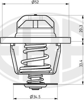 ERA 350214 - Термостат, охладителна течност vvparts.bg