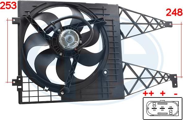 ERA 352046 - Вентилатор, охлаждане на двигателя vvparts.bg