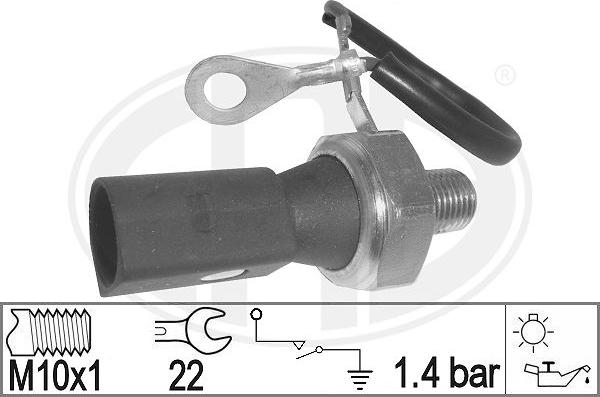 ERA 330909 - Датчик, налягане на маслото vvparts.bg