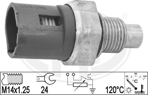 ERA 330924 - Датчик, температура на охладителната течност vvparts.bg