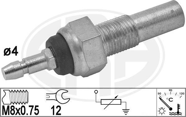 ERA 330973 - Датчик, температура на охладителната течност vvparts.bg