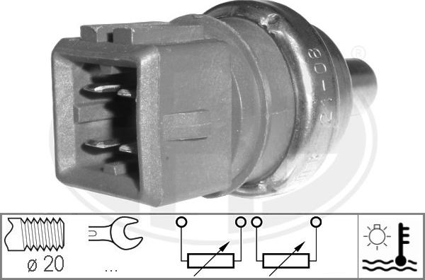 ERA 330497 - Датчик, температура на охладителната течност vvparts.bg