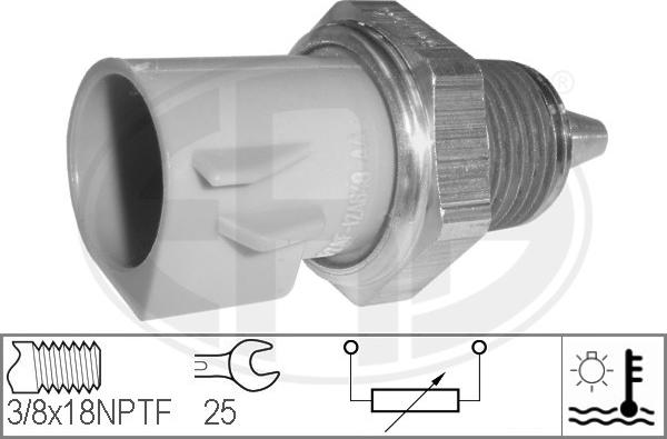 ERA 330550 - Датчик, температура на охладителната течност vvparts.bg