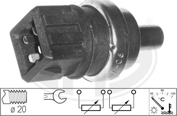 ERA 330500 - Датчик, температура на охладителната течност vvparts.bg