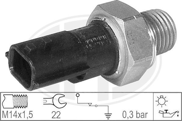 ERA 330699 - Датчик, налягане на маслото vvparts.bg