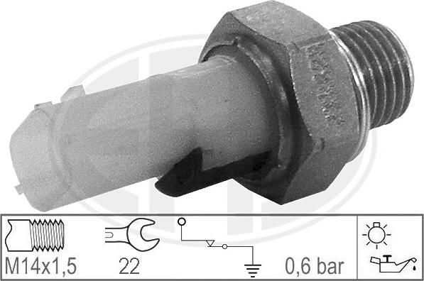 ERA 330698 - Датчик, налягане на маслото vvparts.bg