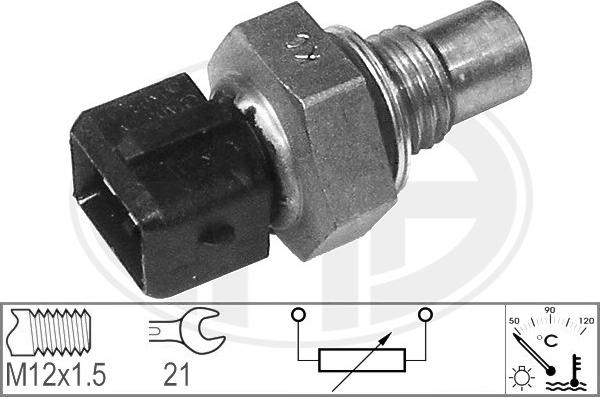 ERA 330651 - Датчик, температура на охладителната течност vvparts.bg