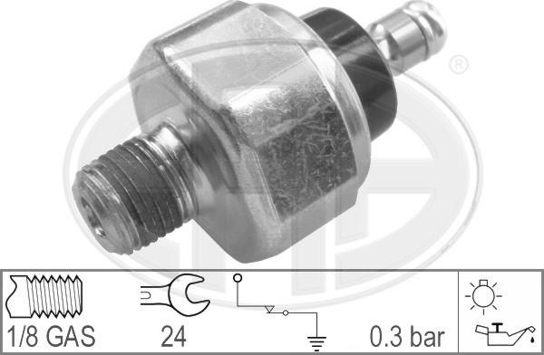 ERA 330006 - Датчик, налягане на маслото vvparts.bg