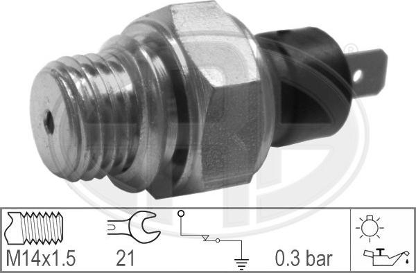 ERA 330002 - Датчик, налягане на маслото vvparts.bg