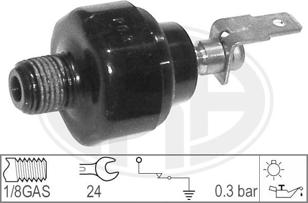 ERA 330015 - Датчик, налягане на маслото vvparts.bg