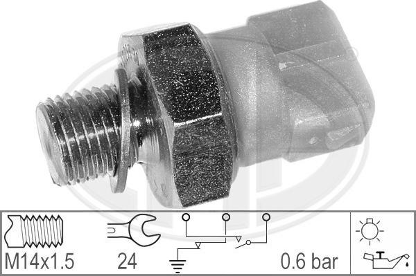 ERA 330016 - Датчик, налягане на маслото vvparts.bg