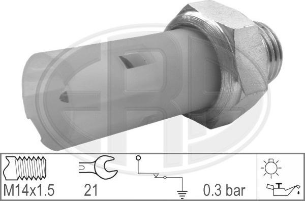 ERA 330018 - Датчик, налягане на маслото vvparts.bg