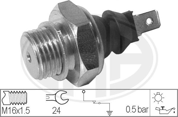 ERA 330025 - Датчик, налягане на маслото vvparts.bg