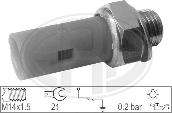 ERA 330027 - Датчик, налягане на маслото vvparts.bg