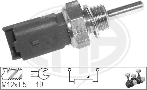 ERA 330142 - Датчик, температура на охладителната течност vvparts.bg