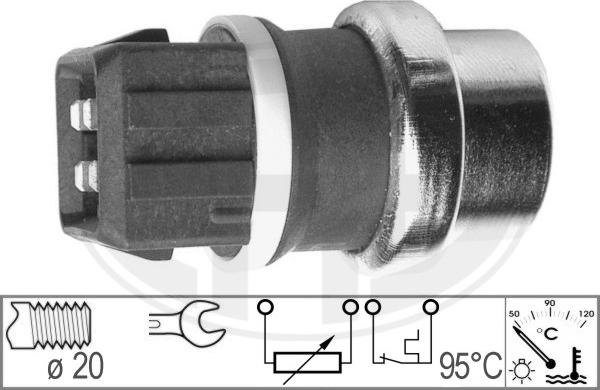 ERA 330151 - Датчик, температура на охладителната течност vvparts.bg