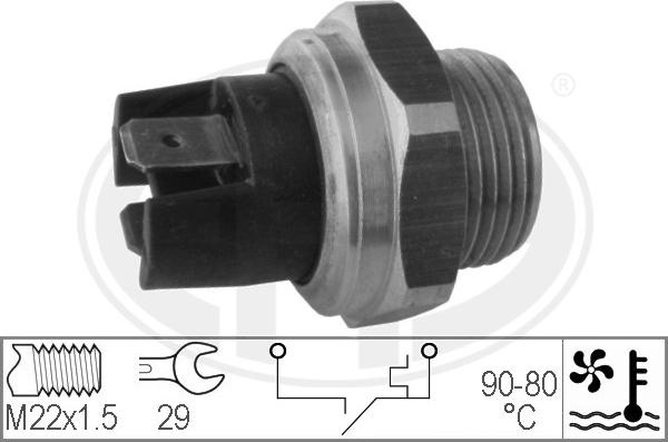 ERA 330165A - Термошалтер, вентилатор на радиатора vvparts.bg