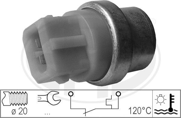 ERA 330161 - Датчик, температура на охладителната течност vvparts.bg