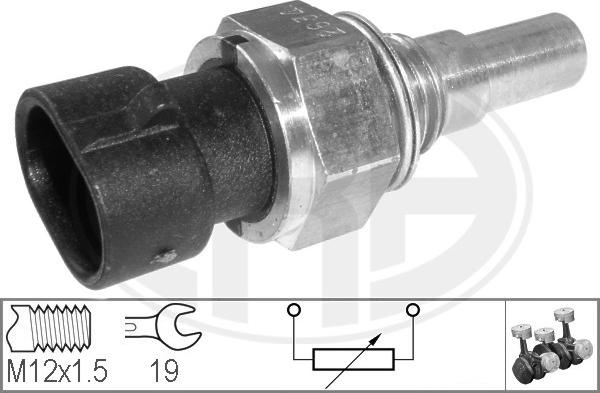 ERA 330107 - Датчик, температура на охладителната течност vvparts.bg