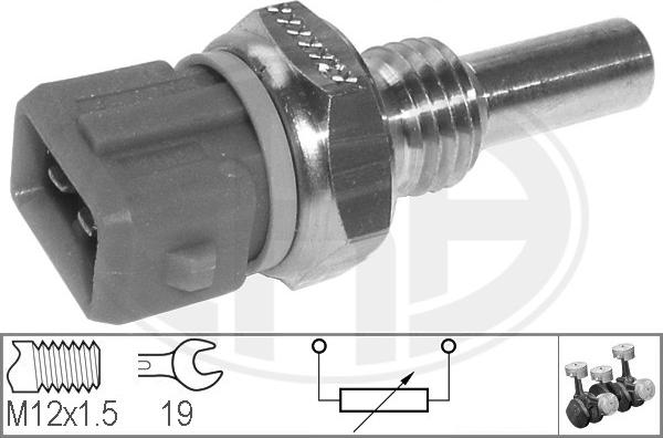 ERA 330122 - Датчик, температура на охладителната течност vvparts.bg