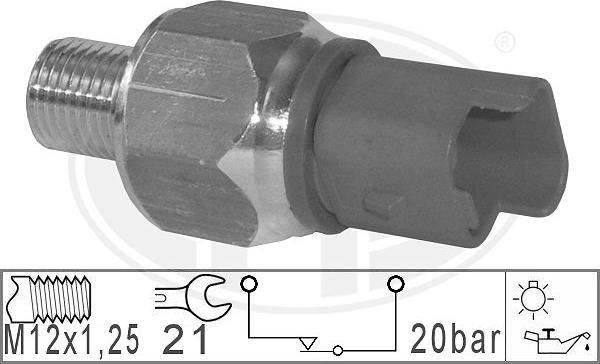 ERA 330801 - Датчик, налягане на маслото vvparts.bg