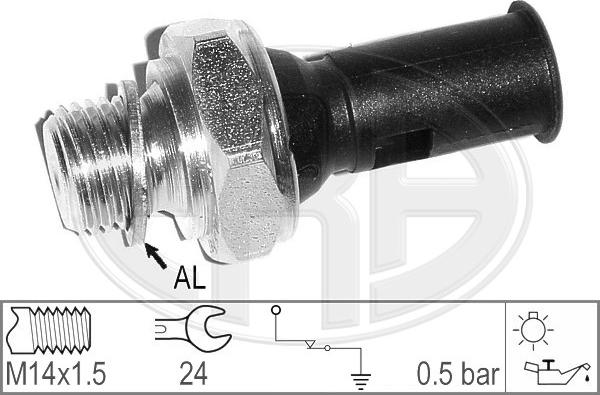 ERA 330351 - Датчик, налягане на маслото vvparts.bg