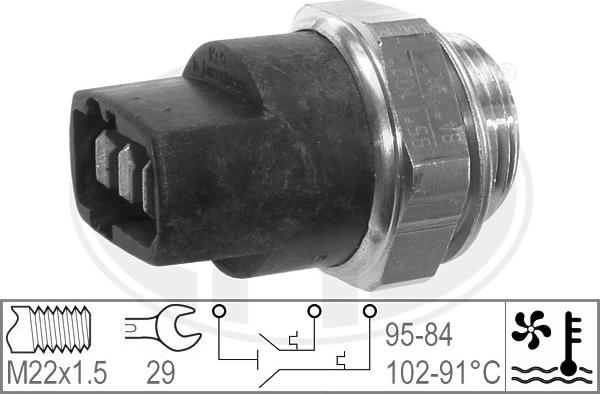 ERA 330268 - Термошалтер, вентилатор на радиатора vvparts.bg