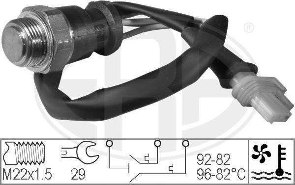 ERA 330209 - Термошалтер, вентилатор на радиатора vvparts.bg