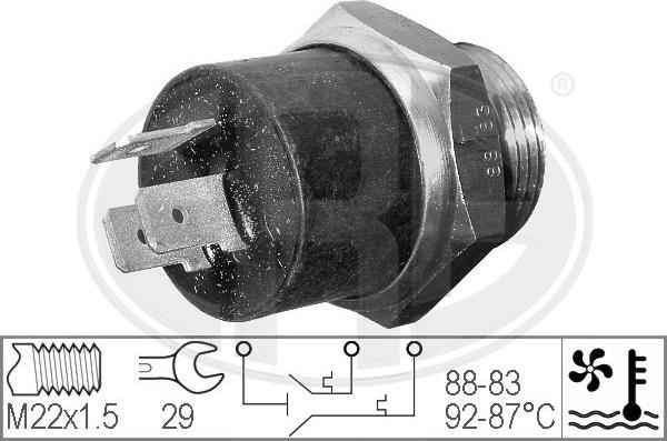 ERA 330203 - Термошалтер, вентилатор на радиатора vvparts.bg