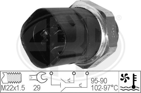 ERA 330280 - Термошалтер, вентилатор на радиатора vvparts.bg