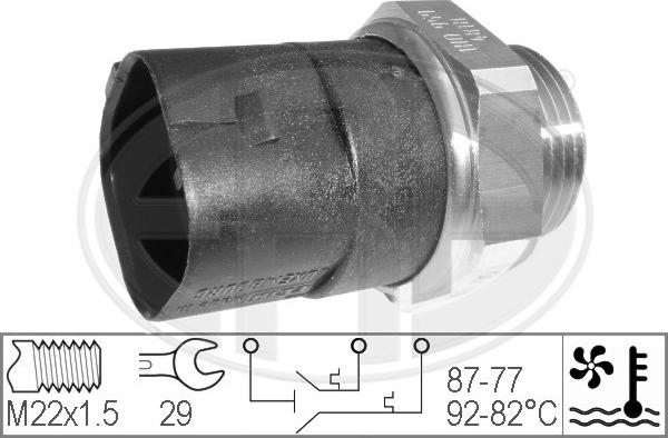 ERA 330283 - Термошалтер, вентилатор на радиатора vvparts.bg