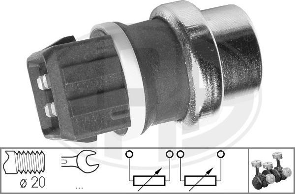 ERA 330287 - Датчик, температура на охладителната течност vvparts.bg