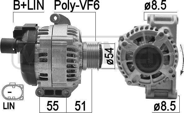 ERA 209468 - Генератор vvparts.bg