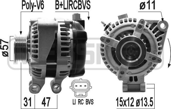 ERA 209403A - Генератор vvparts.bg