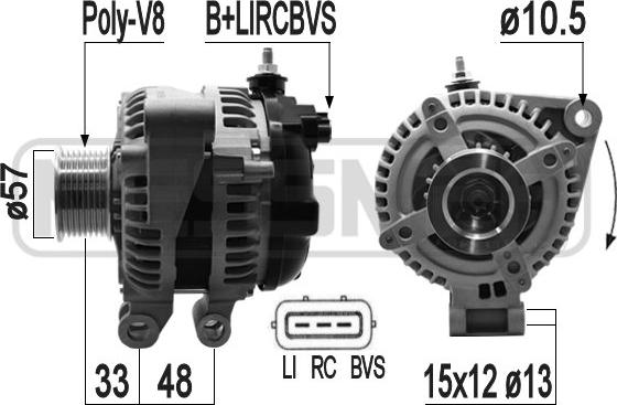 ERA 209407A - Генератор vvparts.bg