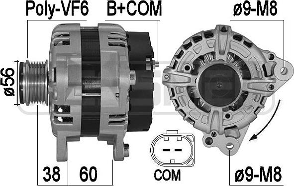 ERA 209564A - Генератор vvparts.bg