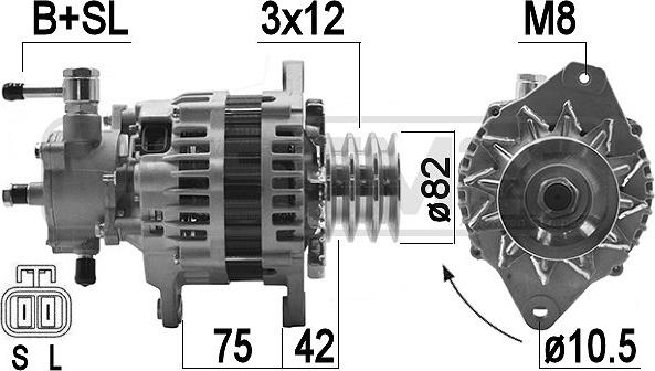 ERA 209505A - Генератор vvparts.bg