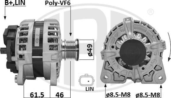 ERA 209648A - Генератор vvparts.bg