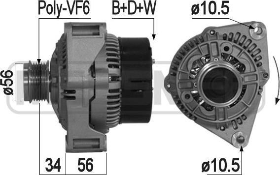 ERA 209040A - Генератор vvparts.bg