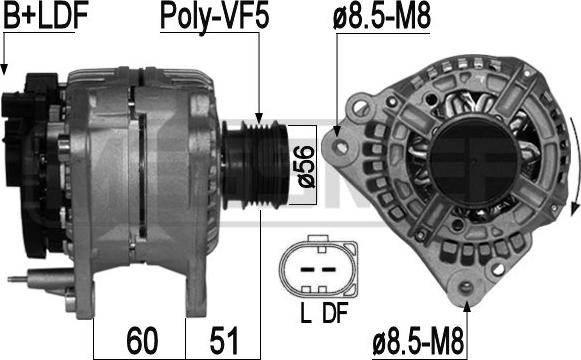 ERA 209043A - Генератор vvparts.bg