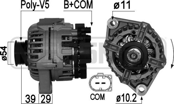 ERA 209042A - Генератор vvparts.bg