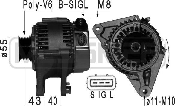 ERA 209003A - Генератор vvparts.bg