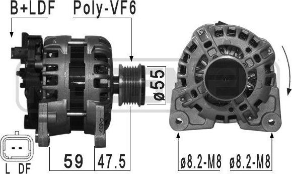 ERA 209035A - Генератор vvparts.bg