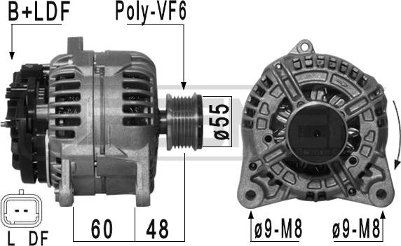 ERA 209028 - Генератор vvparts.bg