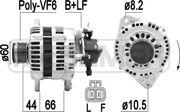 ERA 209392A - Генератор vvparts.bg