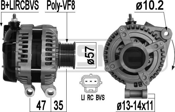 ERA 209362A - Генератор vvparts.bg