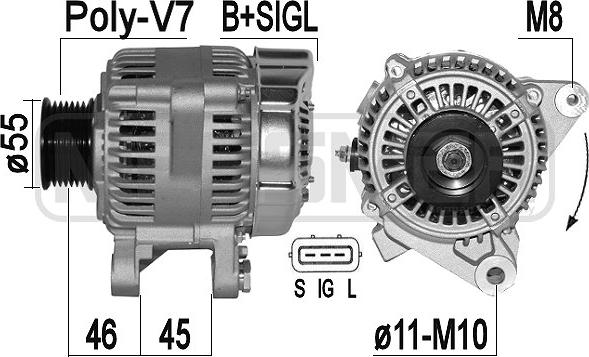 ERA 209384A - Генератор vvparts.bg