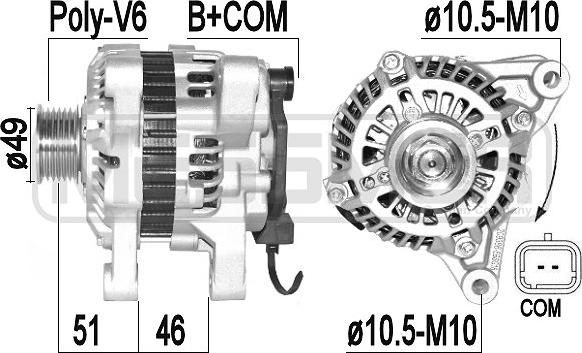 ERA 209386A - Генератор vvparts.bg