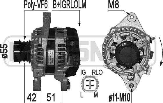 ERA 209299 - Генератор vvparts.bg